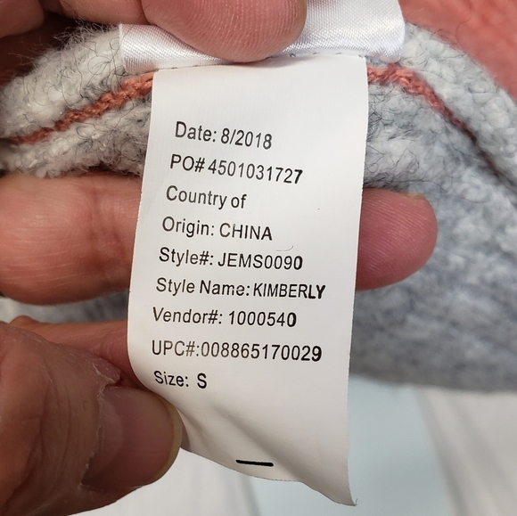 Ella Moss Kimberly Colorblock Duster Cardigan size small - Picture 12 of 13